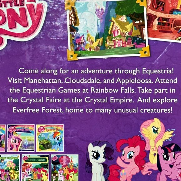 My Little Pony Lot: Stuck on Stories Game & Book + Around Equestria 7 in 1 Book - Picture 15 of 15